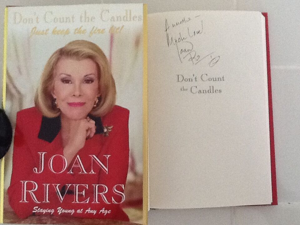 Joan Rivers SIGNED Book Relationships Surgery Sex 1st ED  HC/DJ  Very Funny