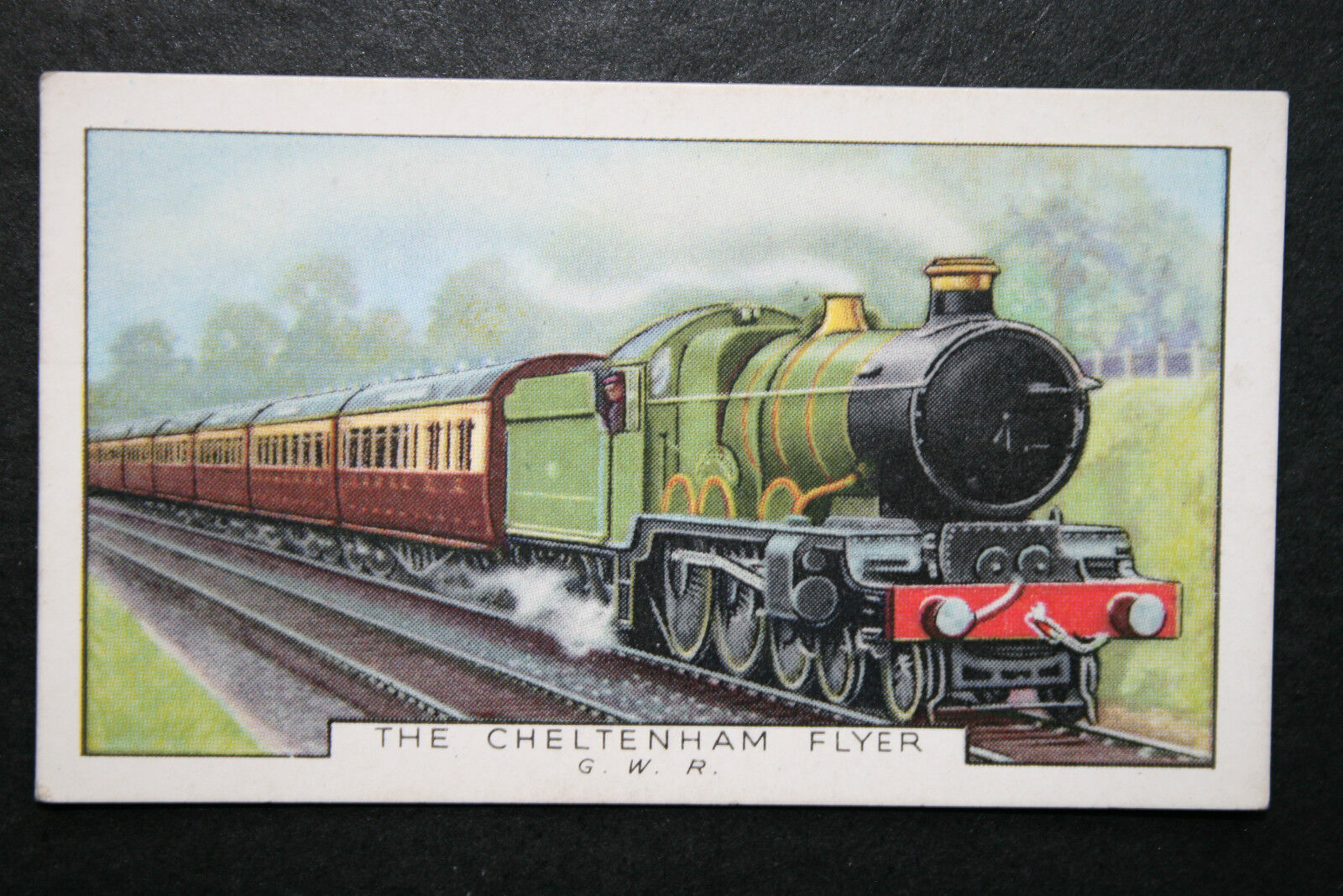 GWR   Cheltenham Flyer   Vintage 1930\'s Card  LB20