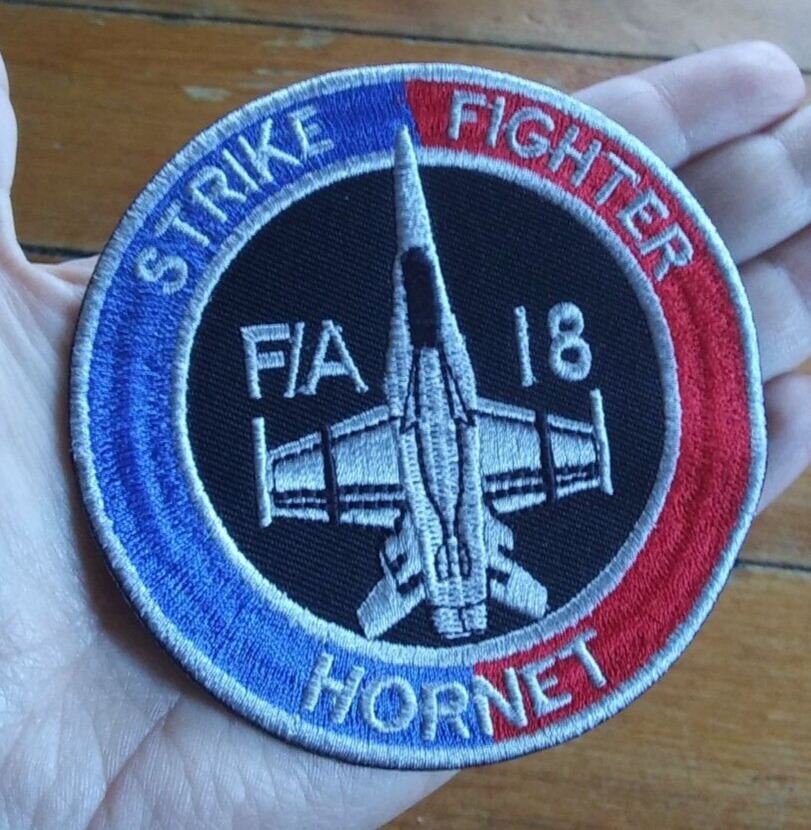F/A-18 HORNET Strike Fighter Collectors Military Patch