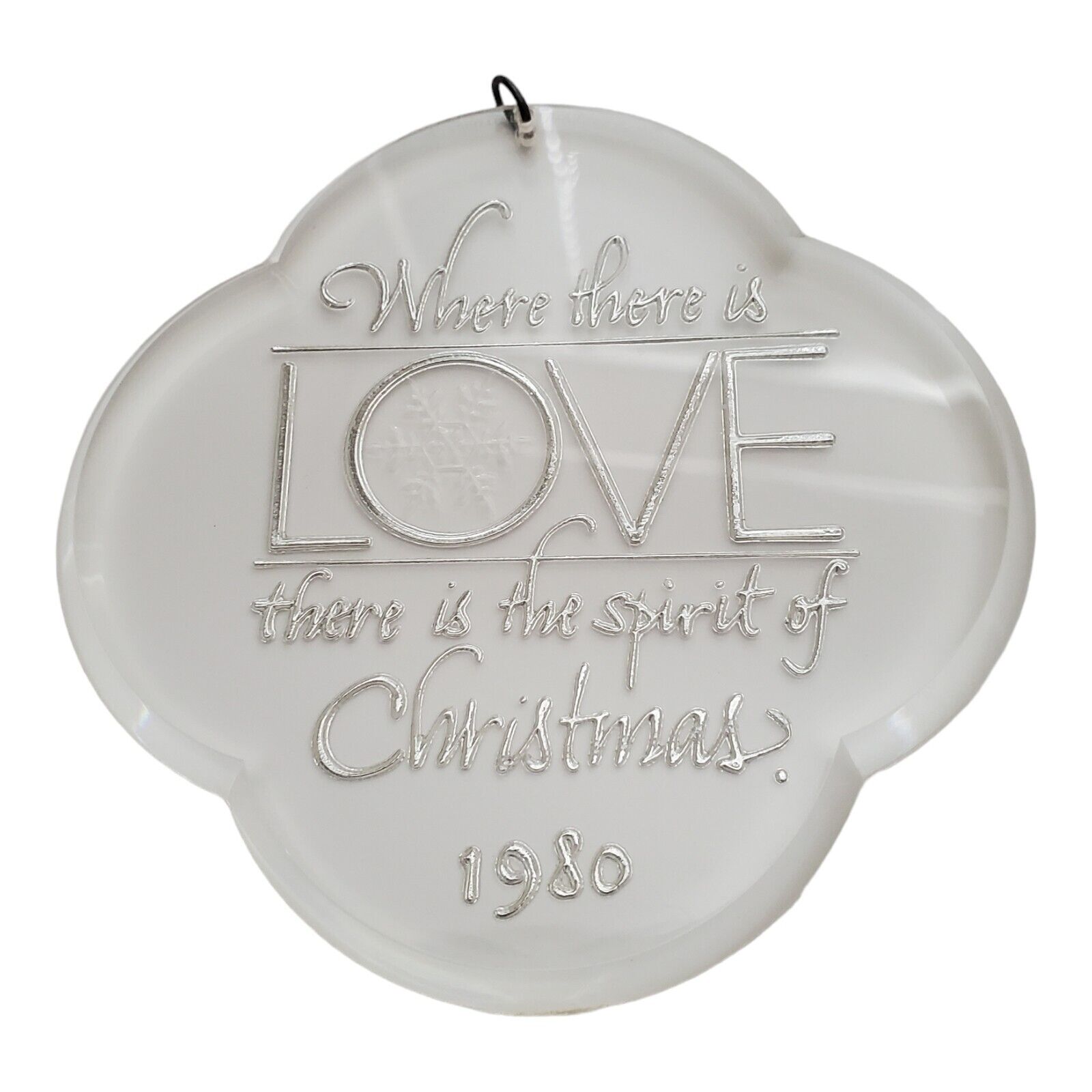 Hallmark Vintage Ornament Where There Is Love There Is The Spirit Of Christmas 