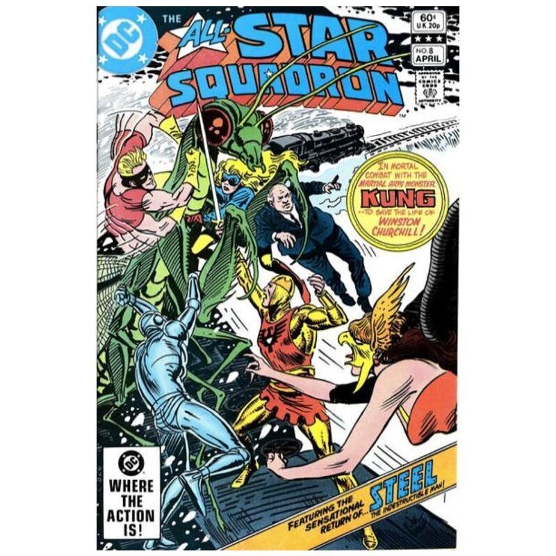 All-Star Squadron #8 in Near Mint condition. DC comics [a|