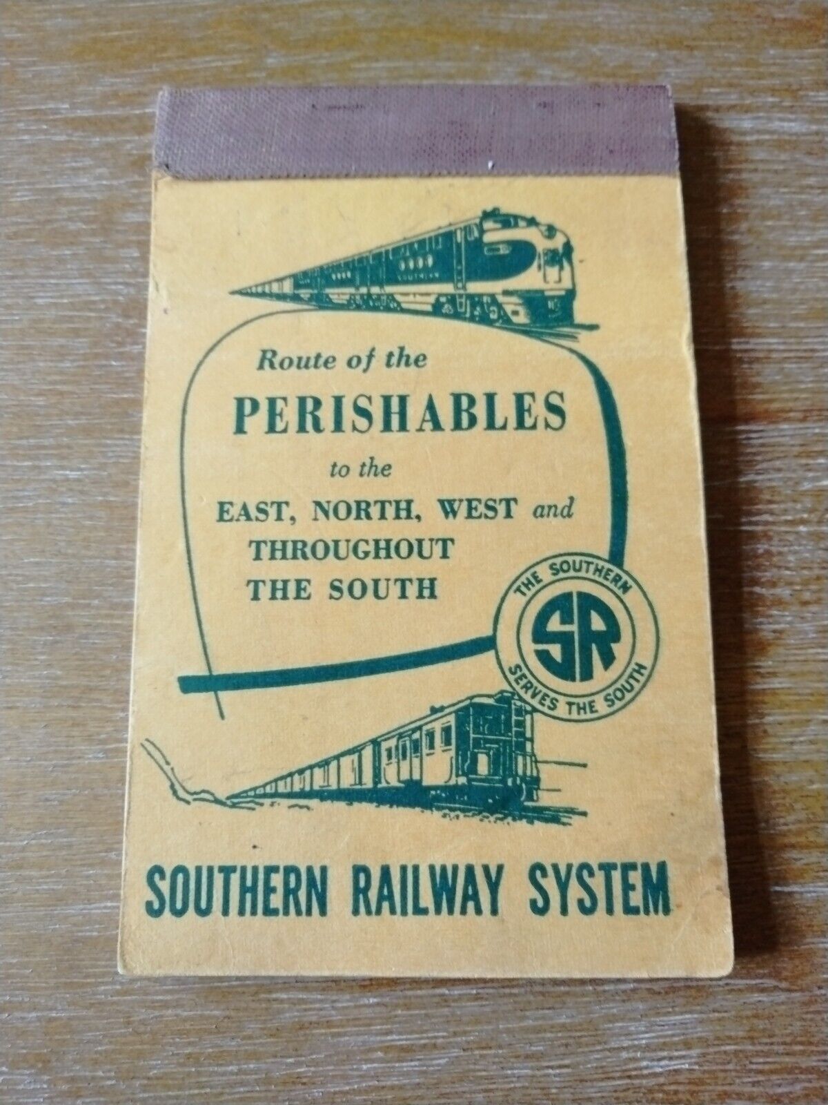 Notepad 1951 Southern Railway Vintage 3 1/2\