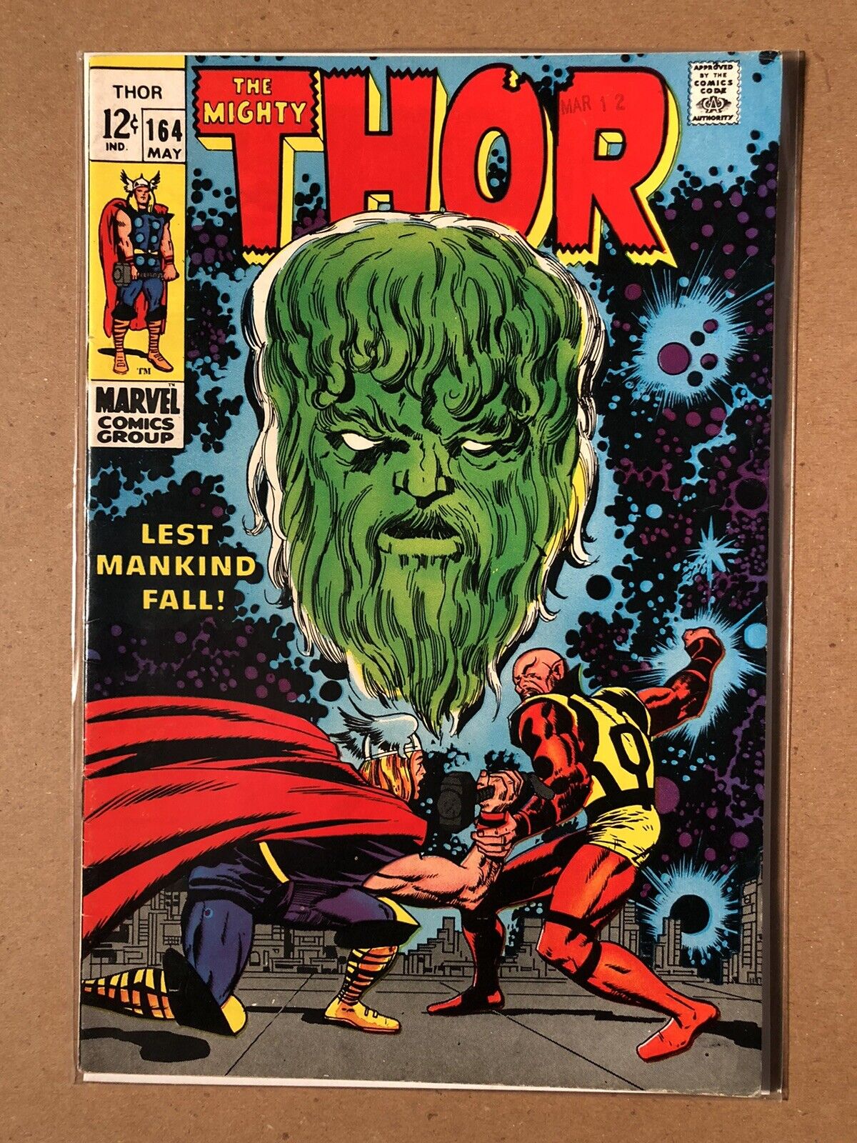 Mighty Thor 164 (App. Of Warlock) -(VF- Condition)- Marvel 1969