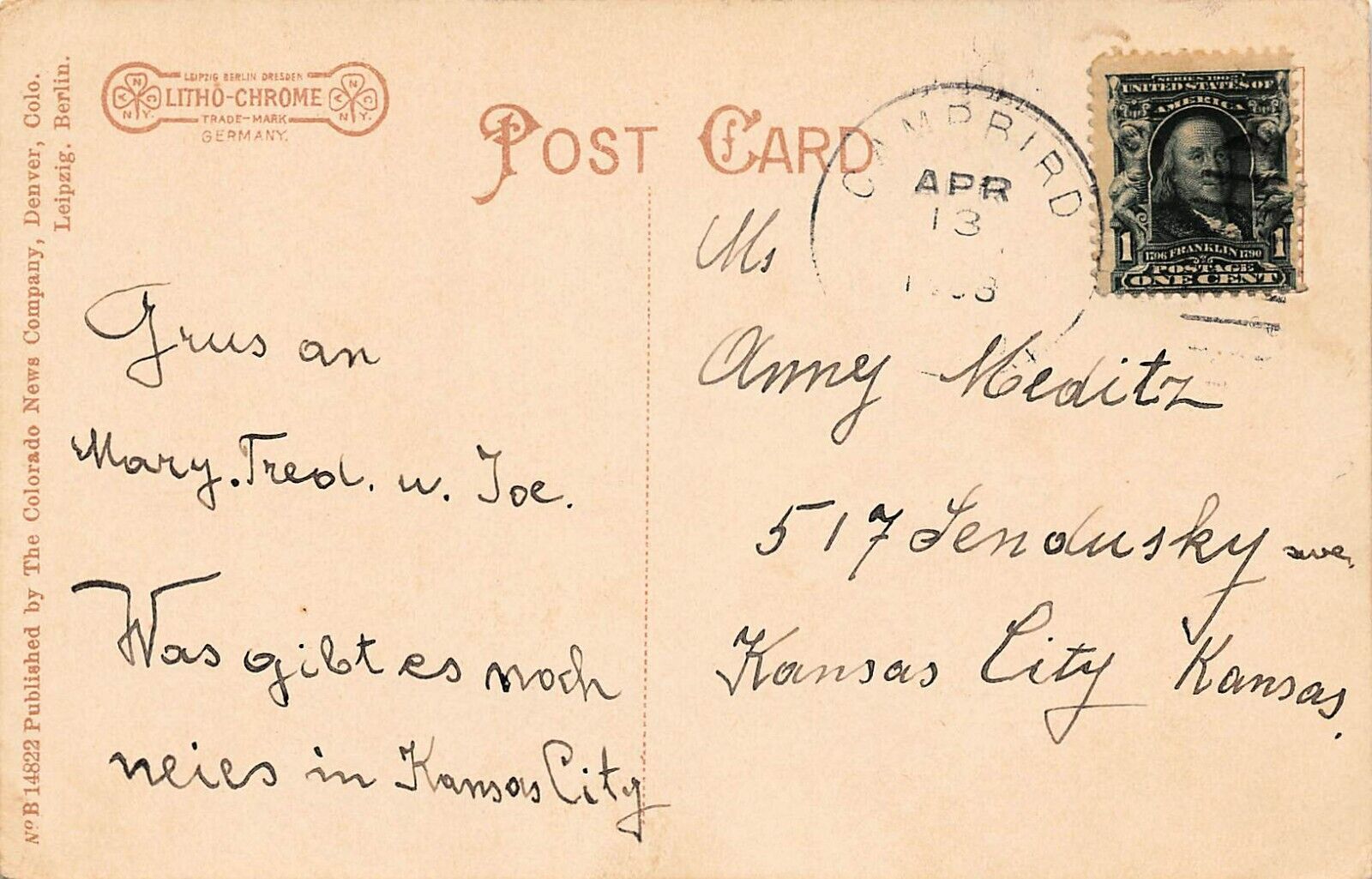 Camp Bird CO Colorado DPO Ghost Town Railroad Train Tunnel 1908 Vtg Postcard A13
