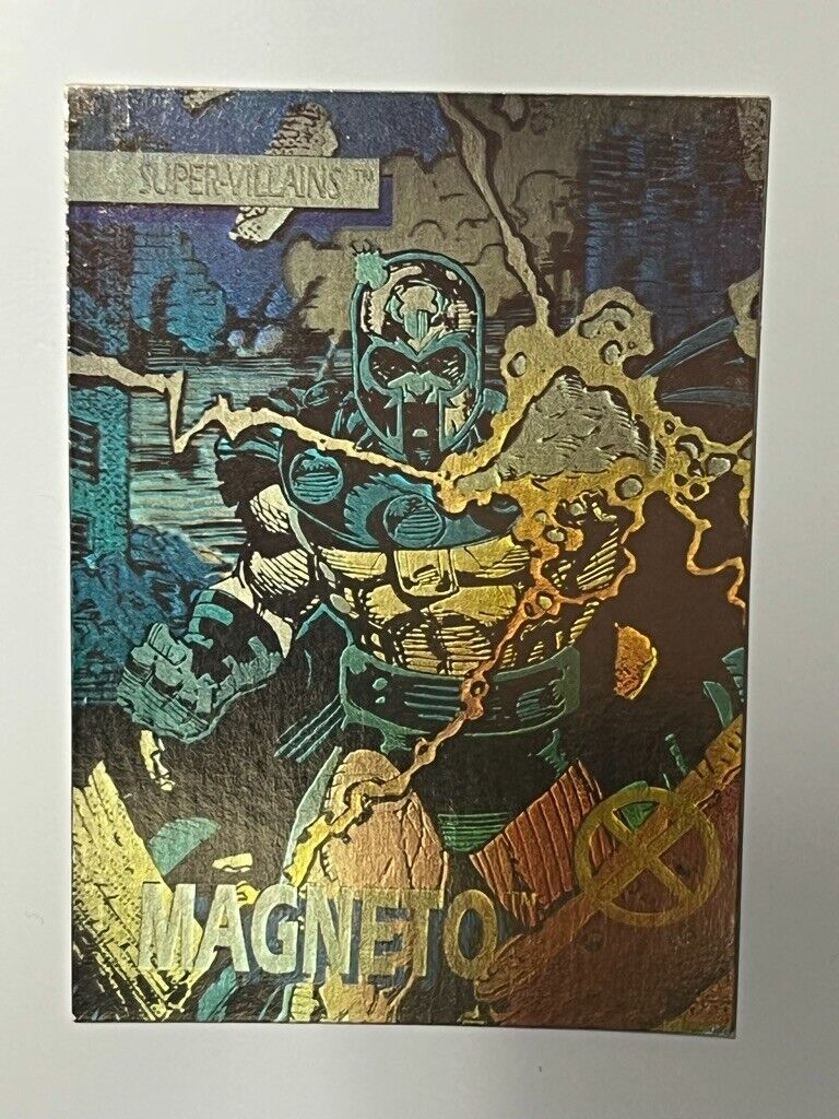 1991 Marvel X-men Magneto Impel Advance Comics PROMO Hologram Card
