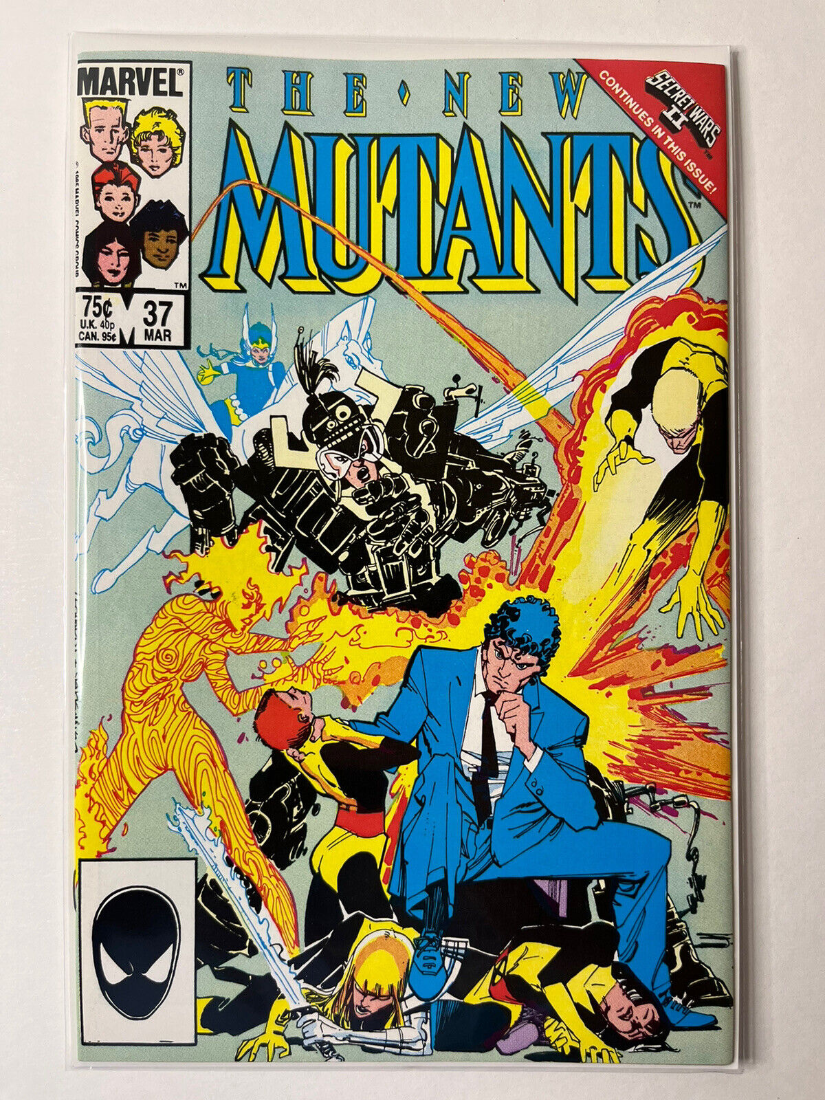 The New Mutants #37 March 1986 ✅ Secret Wars II ✅ Marvel Comics ✅ Copper Age