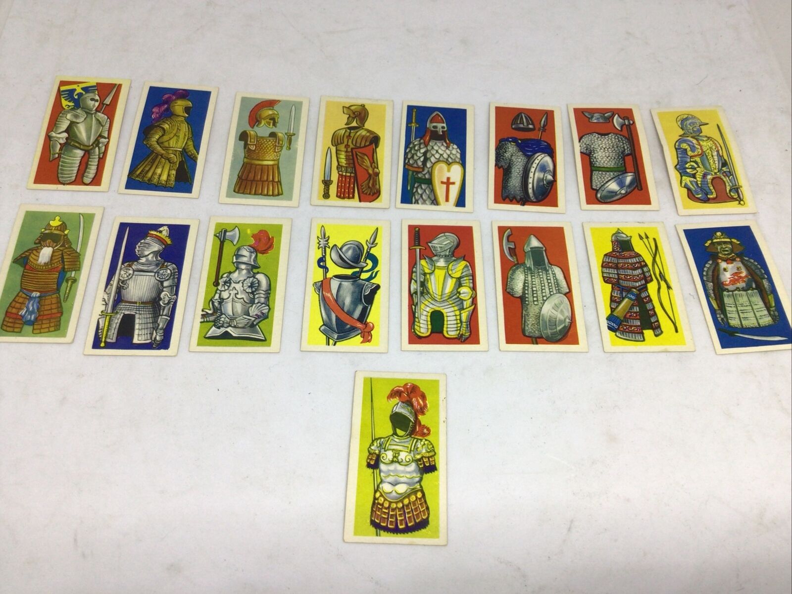 (LOT OF 17) Cadet Sweets Arms Amd Armour Trading Cards Series of 26