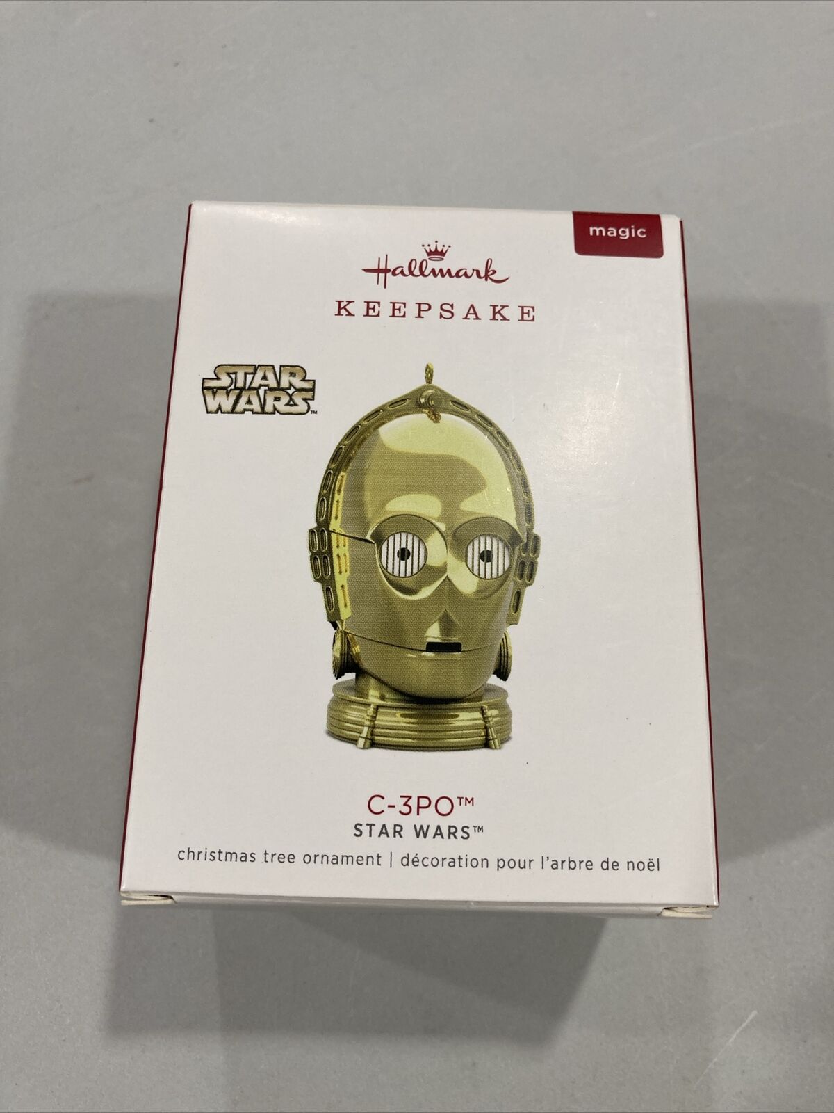2018 Hallmark Star Wars C-3PO Keepsake Magic Light & Sound Ornament NIB
