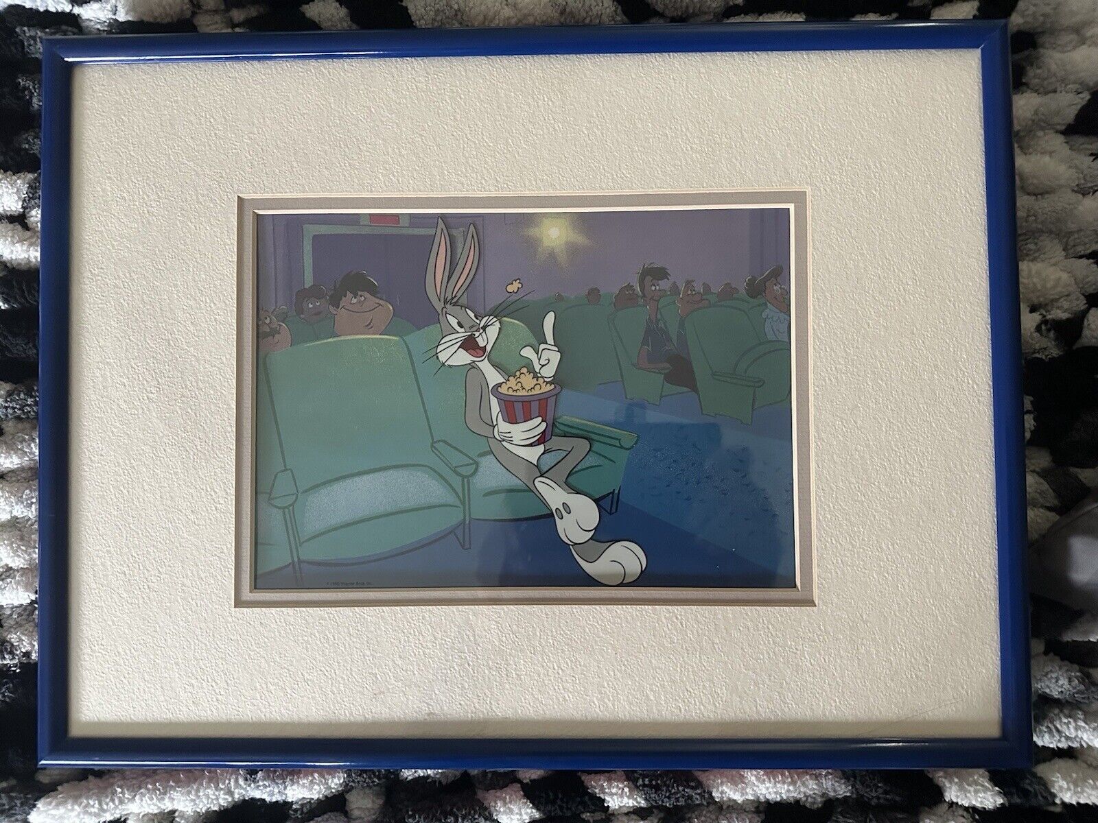 Warner Bros BUGS BUNNY AT THE MOVIES Sericel Animation Art Cel