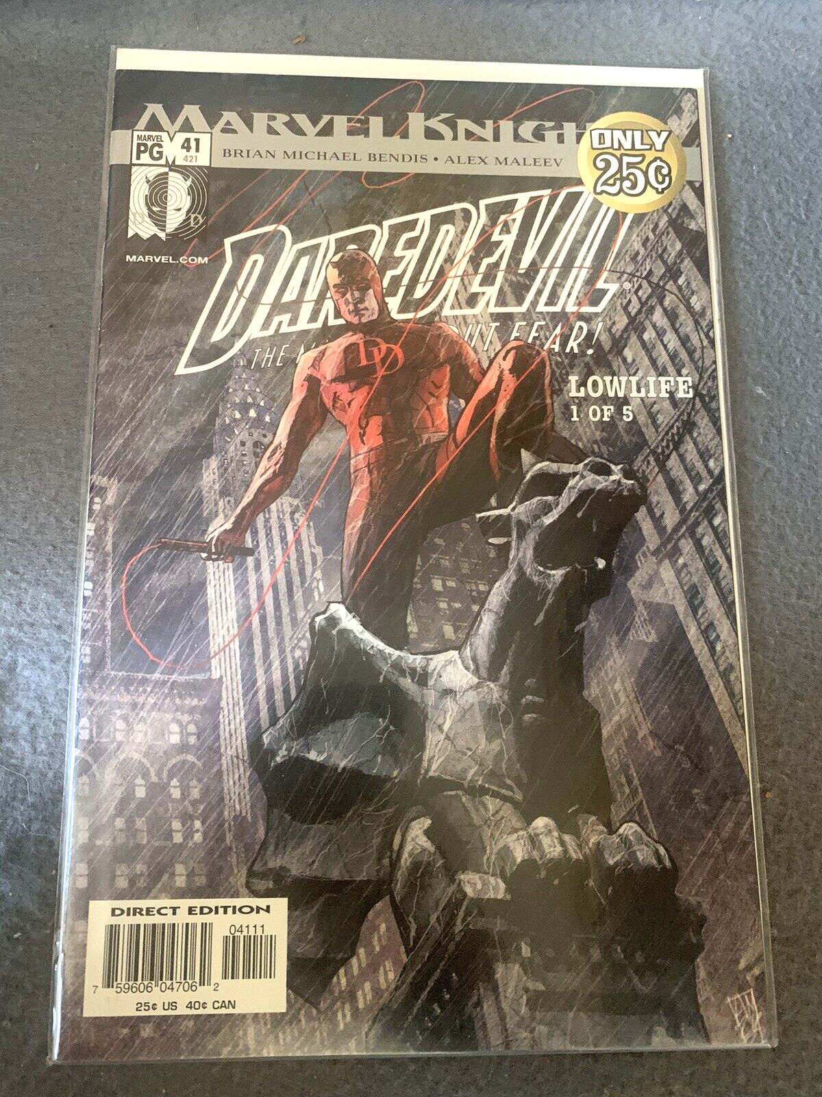 Daredevil Comic Lot-Fall From Grace-Lowlife-Saga