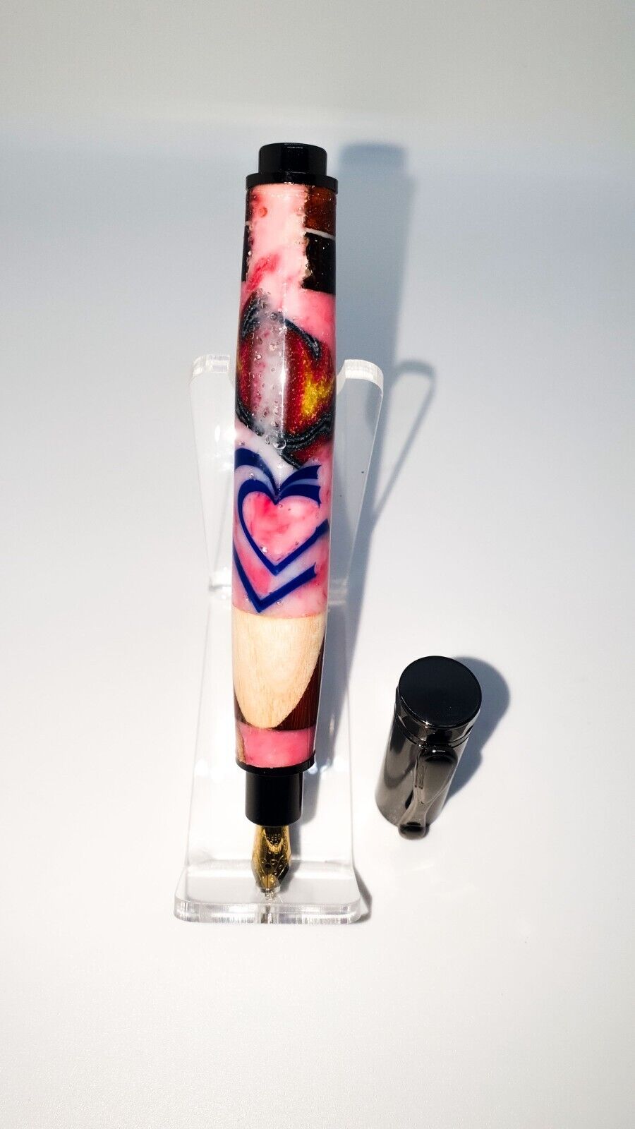 #78-8-36 Fountain Pen Handmade Stabilized Wood Writing Fountain Pens Artwork-