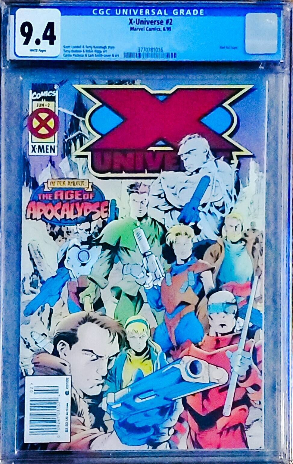 X-Universe #2 (1995) Marvel CGC 9.4 Red Foil Logo Age Of Apocalypse