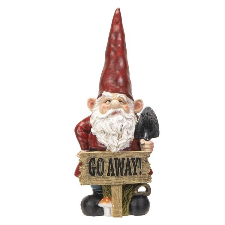 PT Hand Painted Resin Garden Gnome with \
