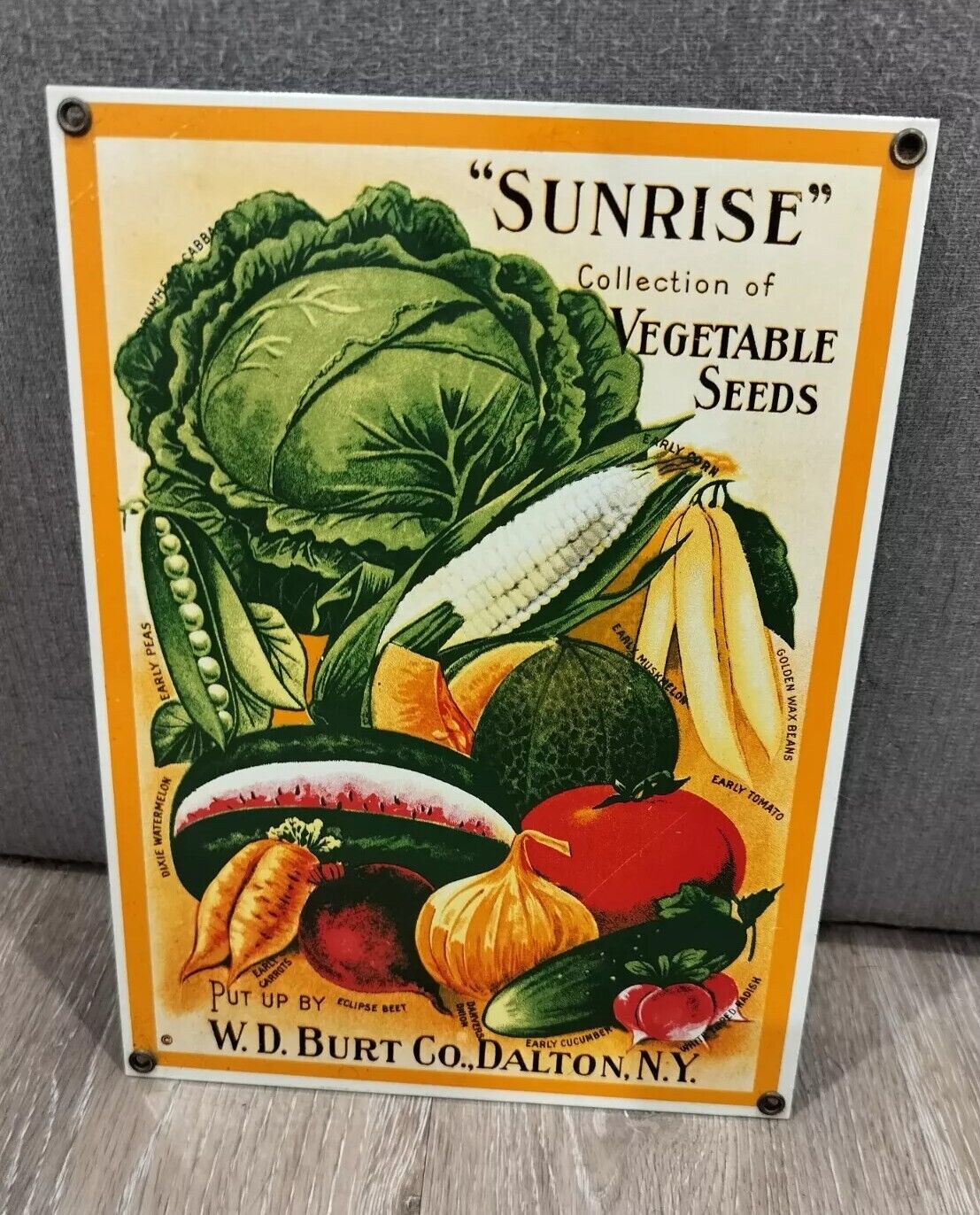 VTG W.D. Burt Co Dalton NY Vegetable Seeds \