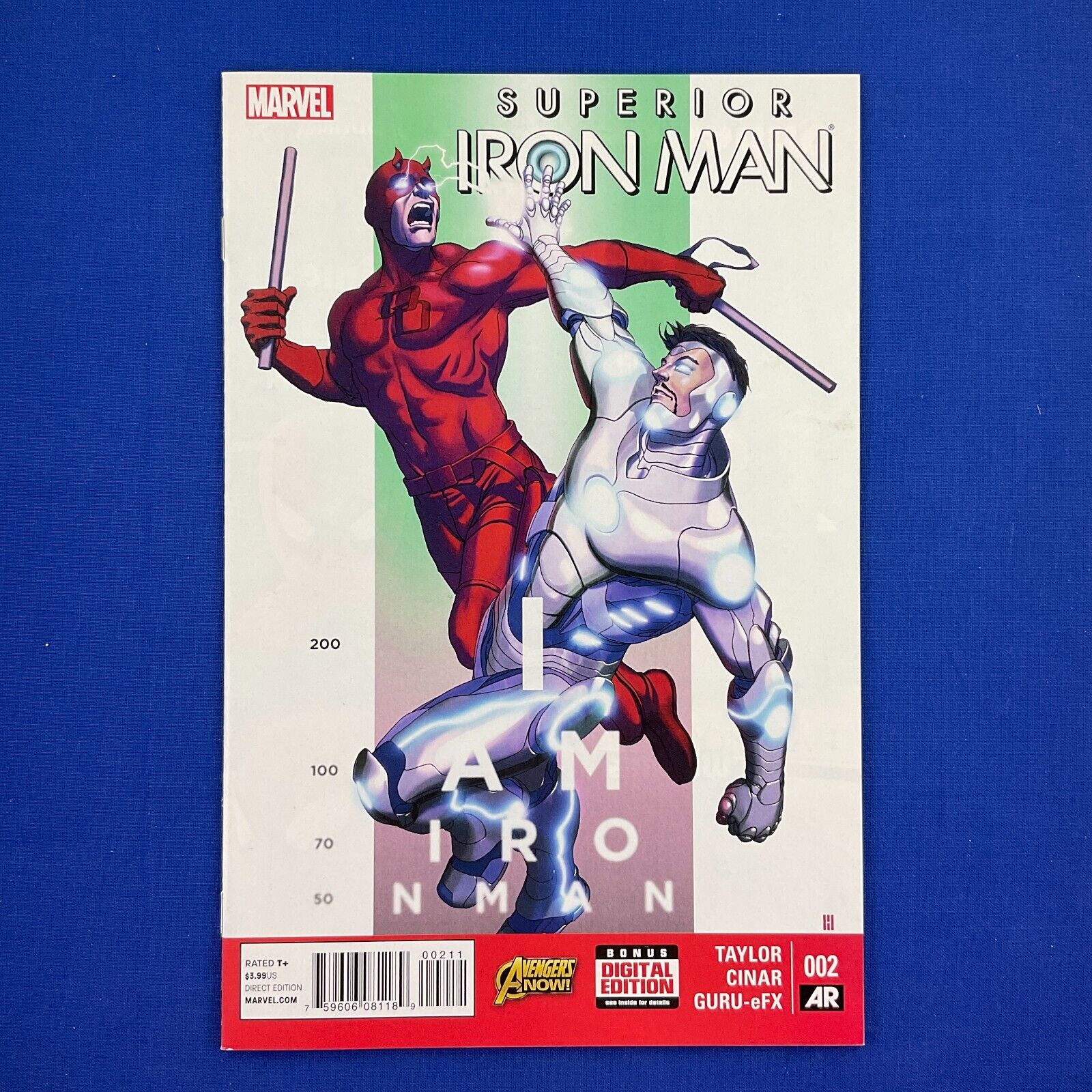 Superior Iron Man #2 vs Daredevil Marvel Comics 2015 Tom Taylor