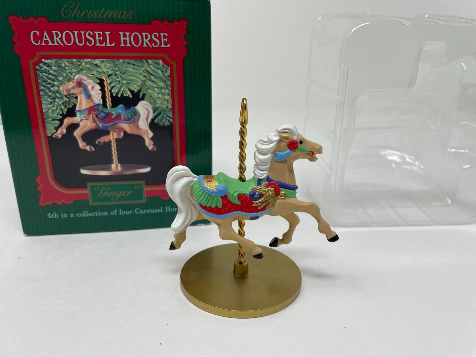 Vintage 1989 Hallmark Christmas Carousel Horse:  \
