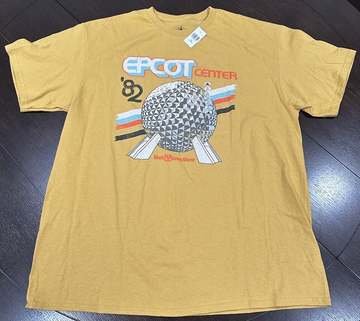 NWT Disney Parks Retro EPCOT Center \'82 Shirt for Adults XL Walt Disney World