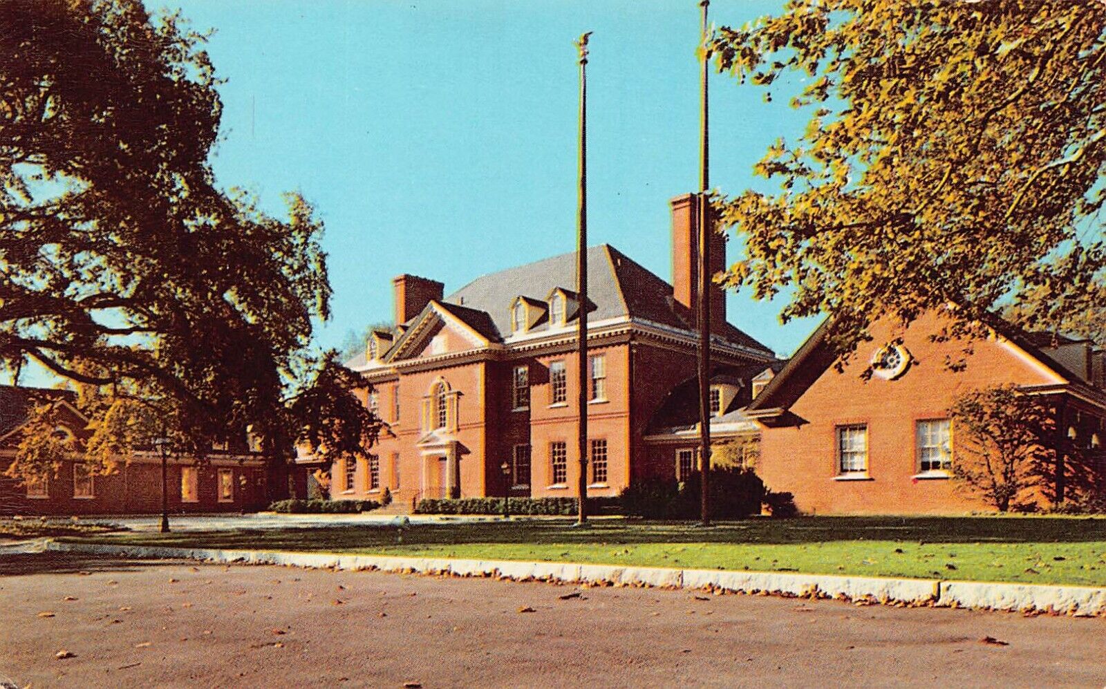 Harrisburg PA Pennsylvania Governor\'s Residence Mansion Vtg Postcard B41