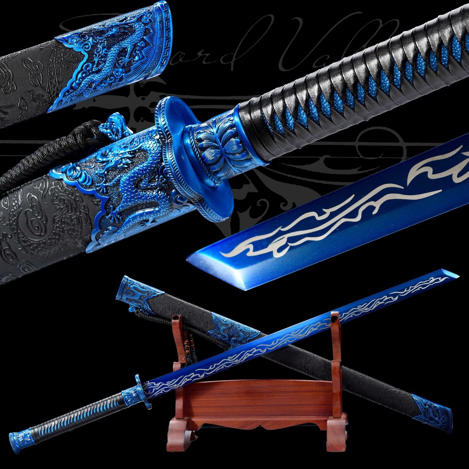 Handmade Katana/Manganese Steel/Real Sword/Full Tang/Weapon/Fighting Master