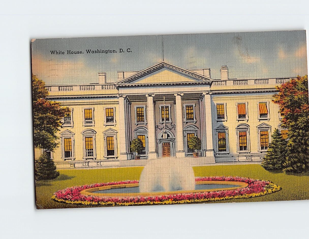 Postcard White House Washington DC USA
