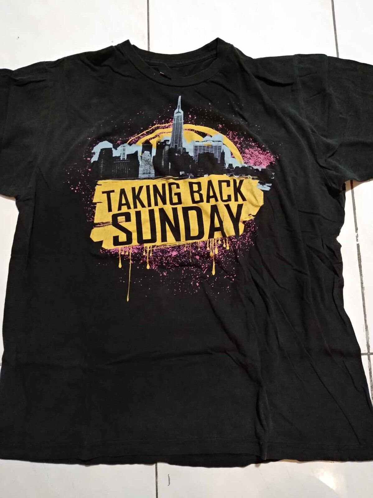 Taking Back Sunday City Tee Shirt Black Uniex S-2345XL LE479