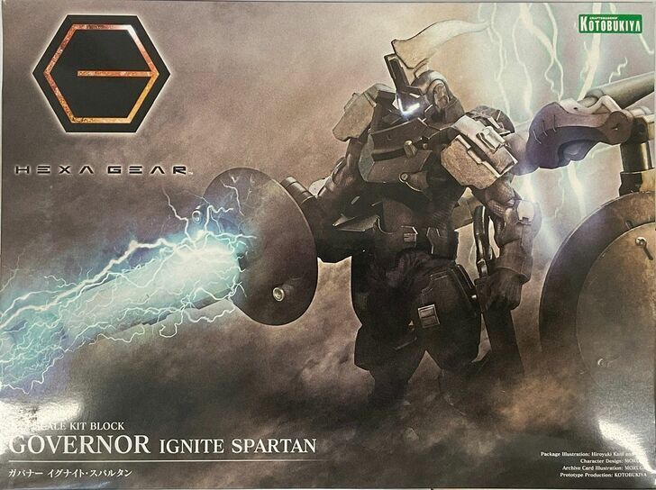 Kotobukiya Hexa Gear Governor Ignite Spartan 1/24 Scale Model Kit USA Seller