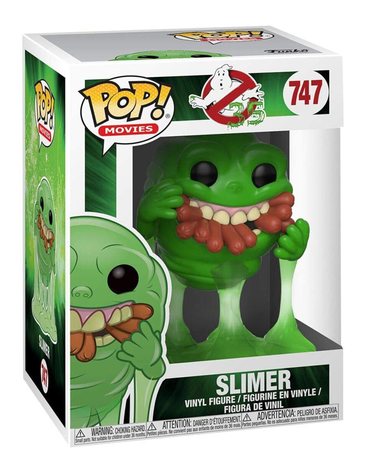 Ghostbusters Slimer with Hot Dogs Funko Pop Vinyl Figure #747