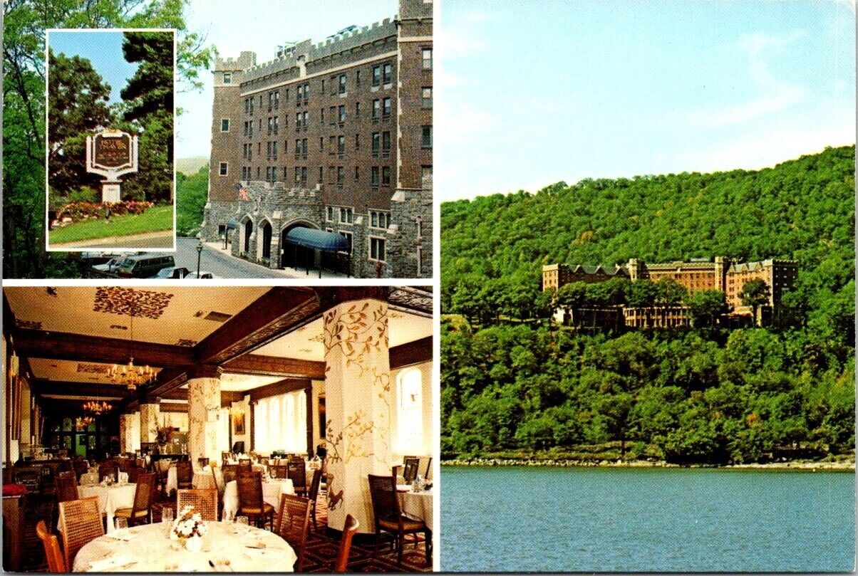 Postcard West Point NY New York Hotel Thayer Multiview 6 x 4