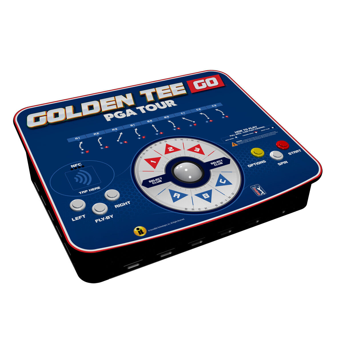 Golden Tee Go PGA Tour Portable Golf Game