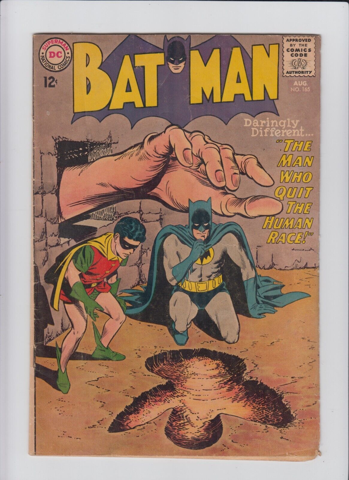 Batman #165 - Ed Herron Story, The Man Who Quit the Human Race (3.5) 1964