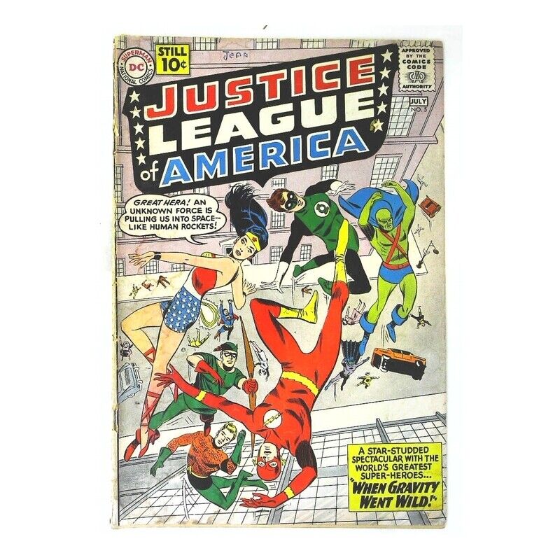 Justice League of America (1960 series) #5 in VG minus condition. DC comics [h