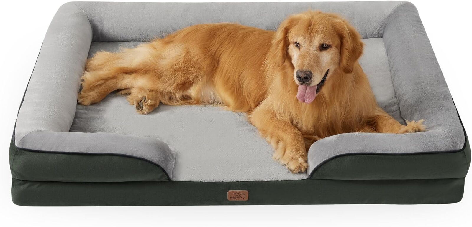 Washable Great Dane Dog Sofa Bed, Supportive Foam Pet Couch Bed