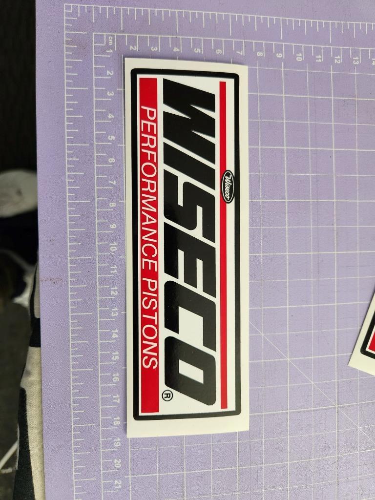 Wiseco Performance Piston Sticker 18cm x 6cm approx As per image