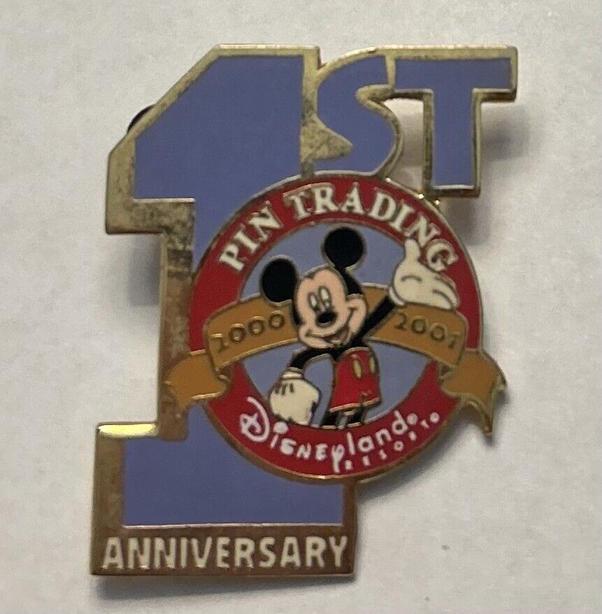 Disneyland - 1st Anniversary of Disney Pin Trading - 2000 2001 Pin