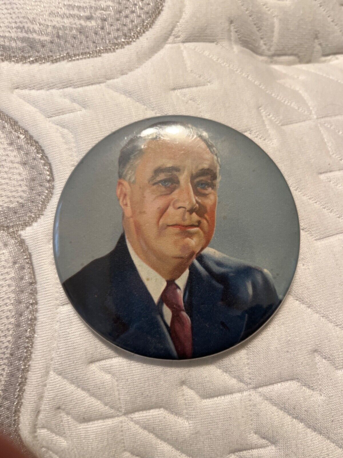 1936 Franklin D. Roosevelt FDR PRESIDENT campaign pin pinback button political.
