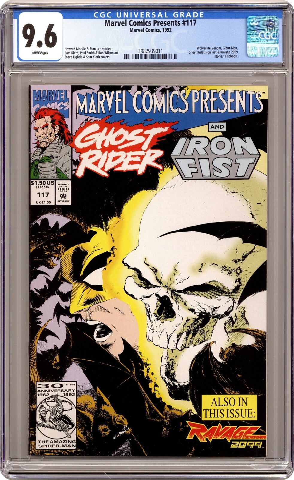 Marvel Comics Presents #117 CGC 9.6 Double Cover 1992 3982939011