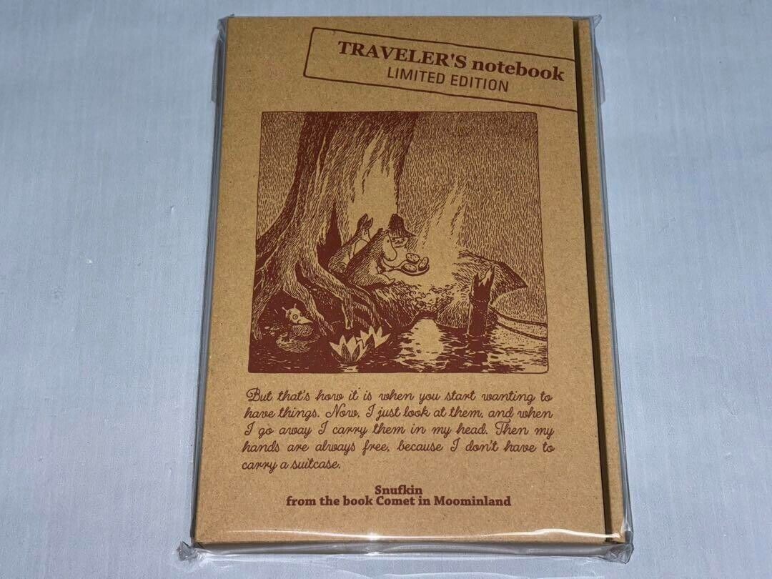 TRAVELER?S MOOMIN notebook Limited Set from the book Comet in Moominland NEW