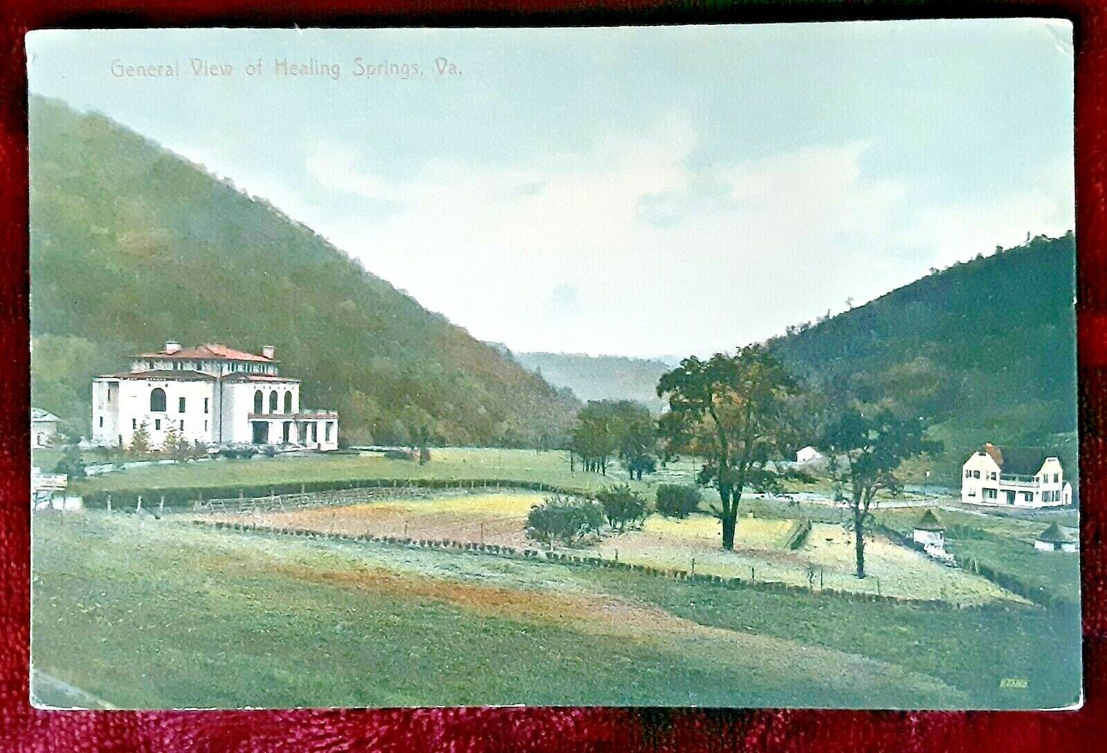 Vintage Postcard General View of Healing Springs,  VA