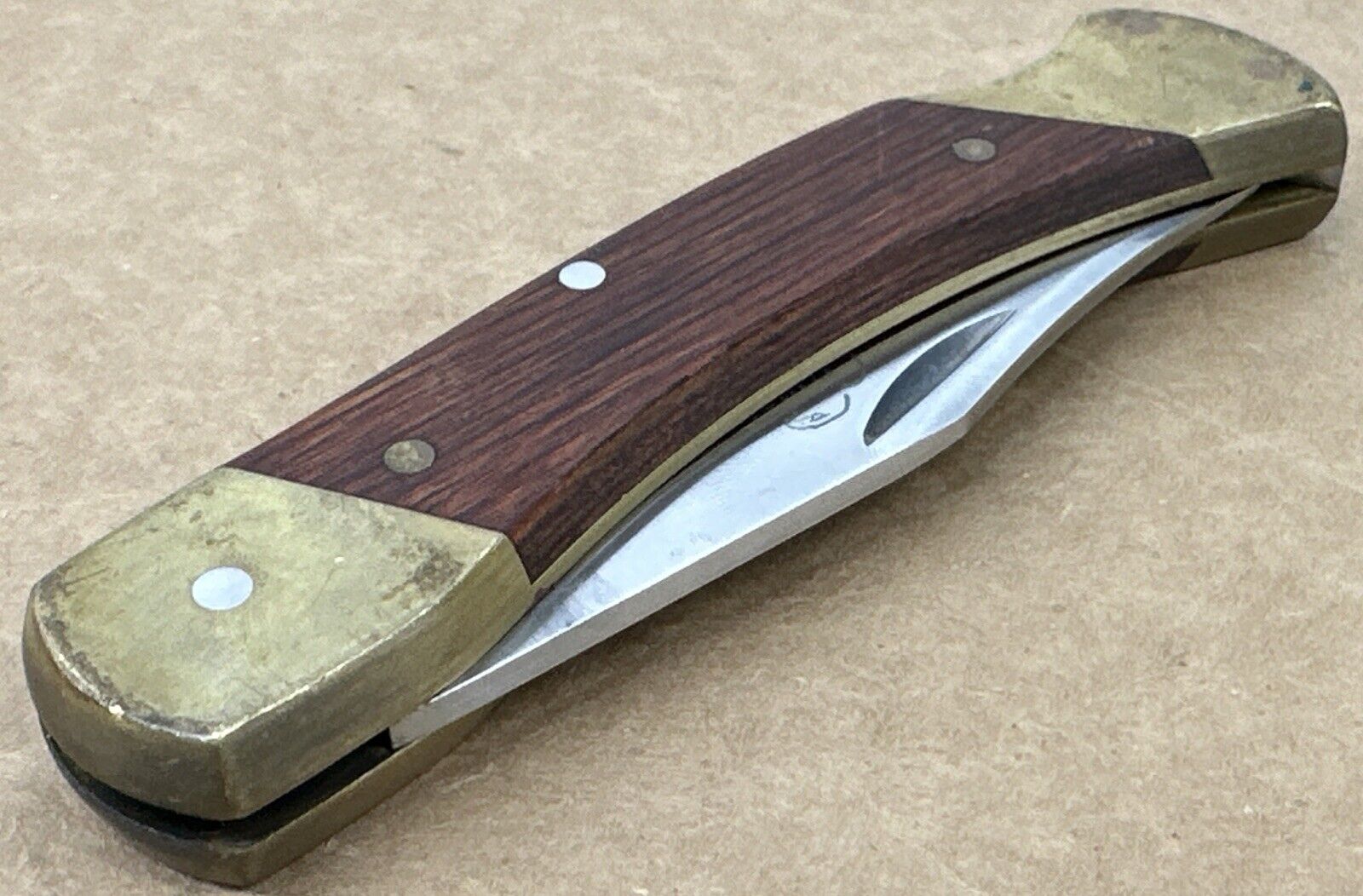 Original vintage Schrade Uncle Henry LB7 one blade folding pocket knife USA MADE