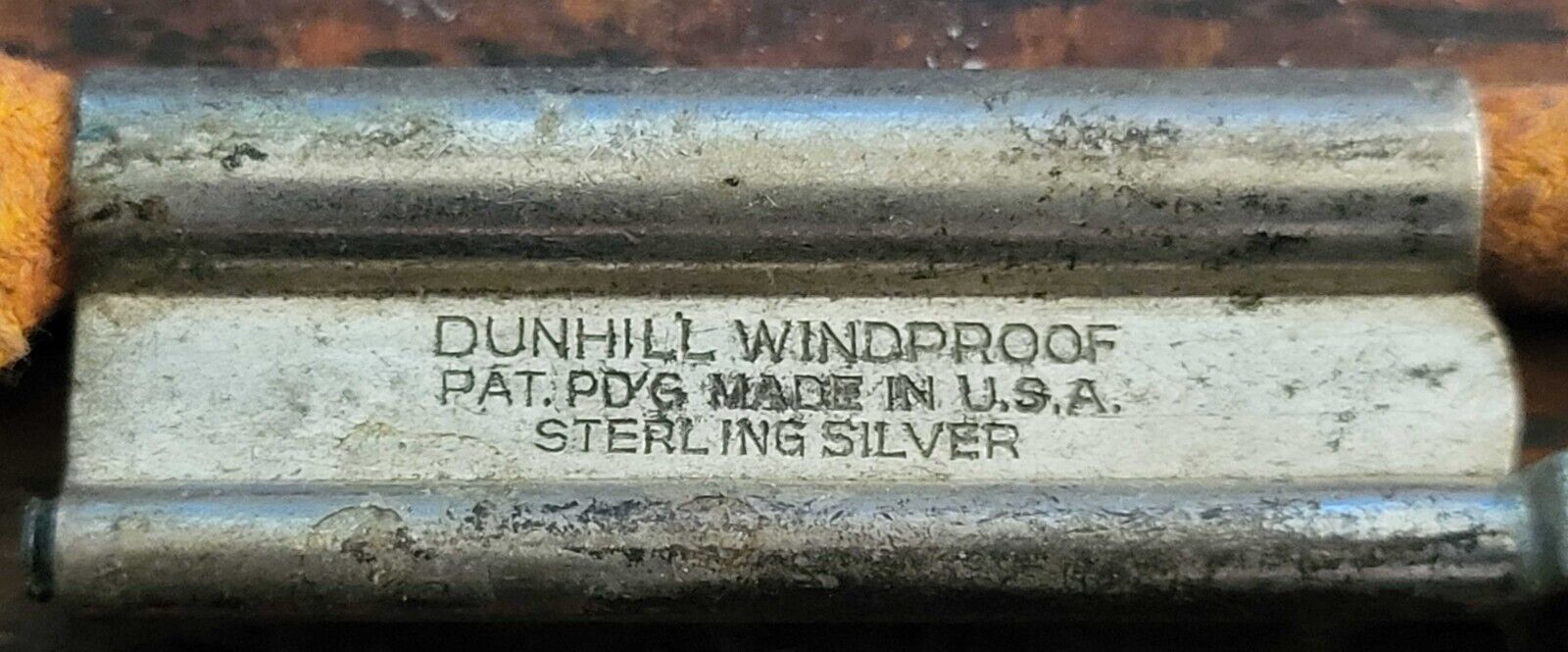 Vintage Dunhill Windproof Sterling Silver Lighter