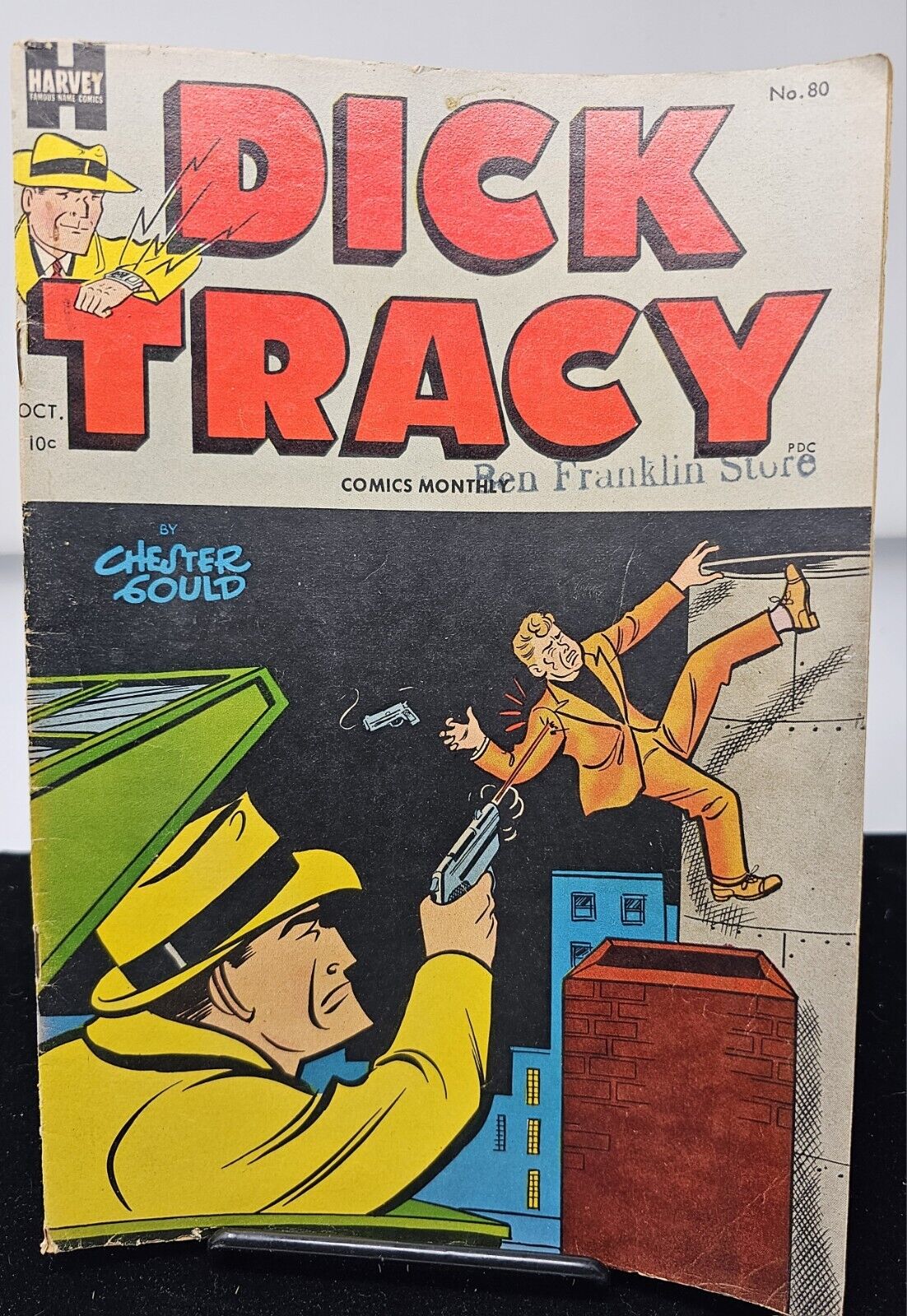 VTG 10 Cent Dick Tracy Comic Book #80 Oct Issue