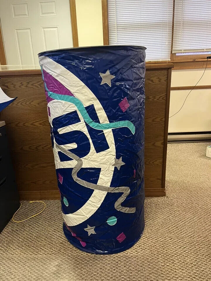 Vintage 90’s Pepsi Inflatable promotional Display, 45” Tall x 23” Round Rare