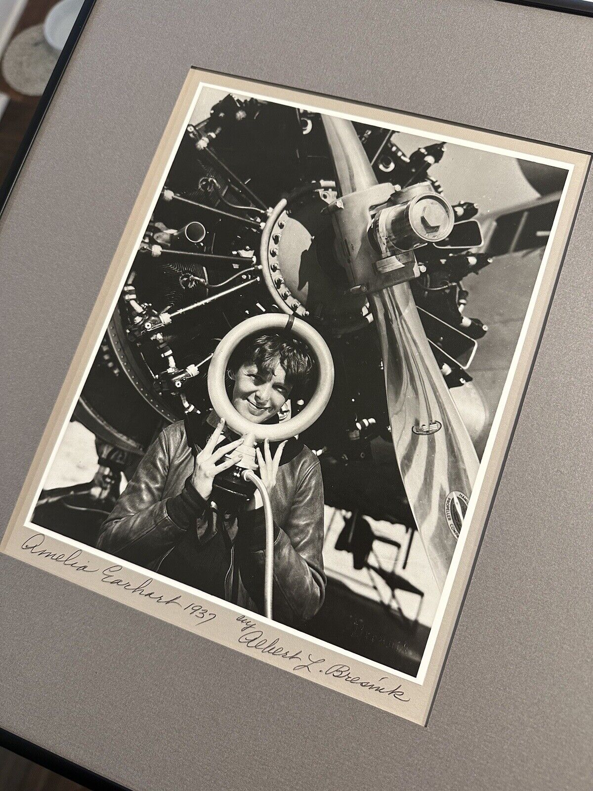 Original Uncirculated Photograph of Amelia Earhart, One of A Kind