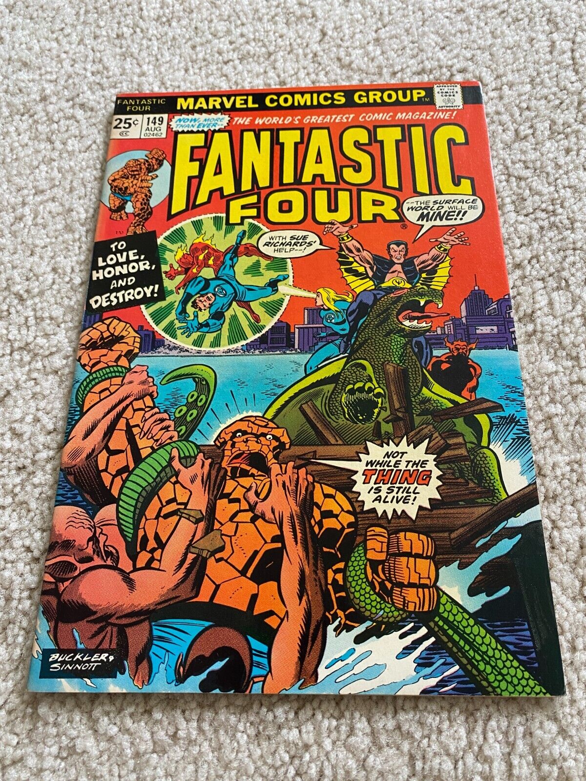 Fantastic Four  149  VF/NM  9.0  High Grade  Thing  Human Torch  Reed Richards