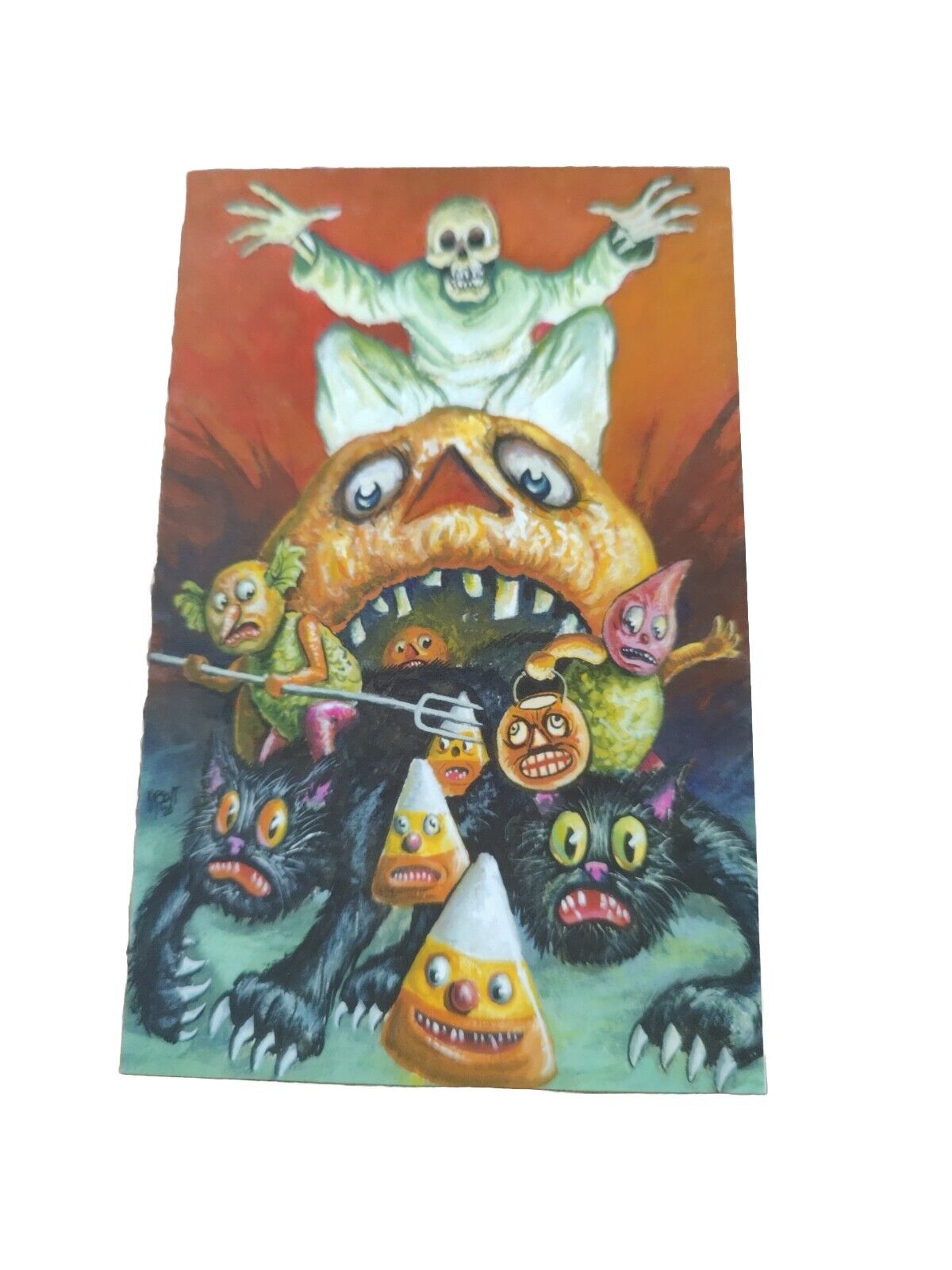 Halloween Art 2020 Matthew Kirscht Post Card \