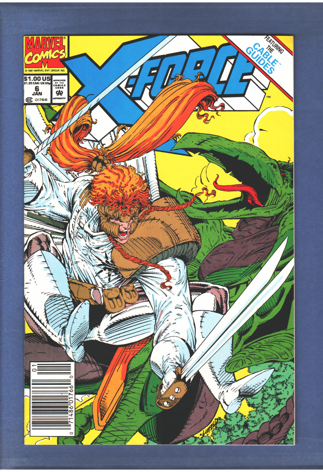 X-Force  # 6 - January 1992 - Marvel Comics 