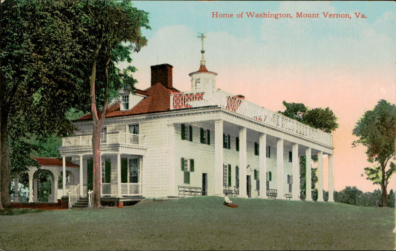 Postcard: Home of Washington, Mount Vernon, Va.