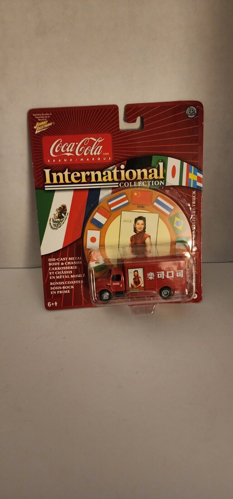 Coca-cola Johnny Lightning Die cast Delivery Vehicles International Truck