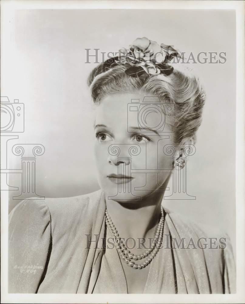 Press Photo Ann Harding, American theater, film and television actress.
