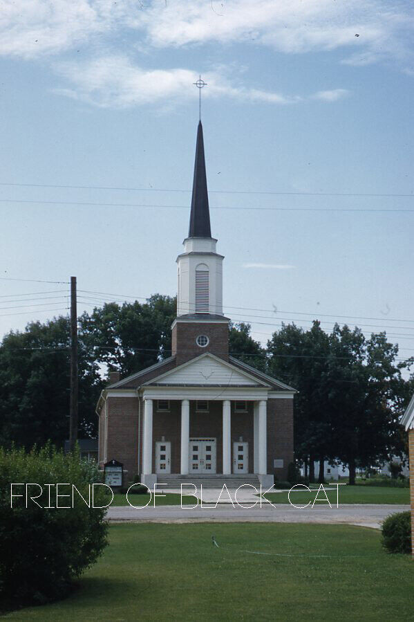 1950s Red Border Slide Immanuel Christian Reformed Church Hudsonville Michigan